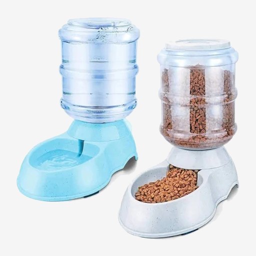 Water Dispenser With Drinking Food Container
