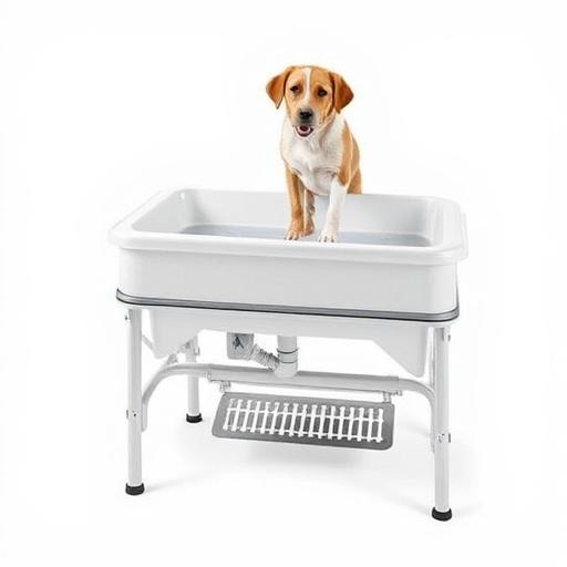 Elevated Dog Bathing Station
