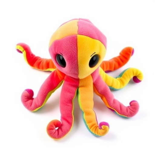 Squeaky Crinckle Toys Octopus
